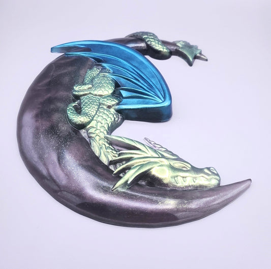 Dragon on Moon Decor