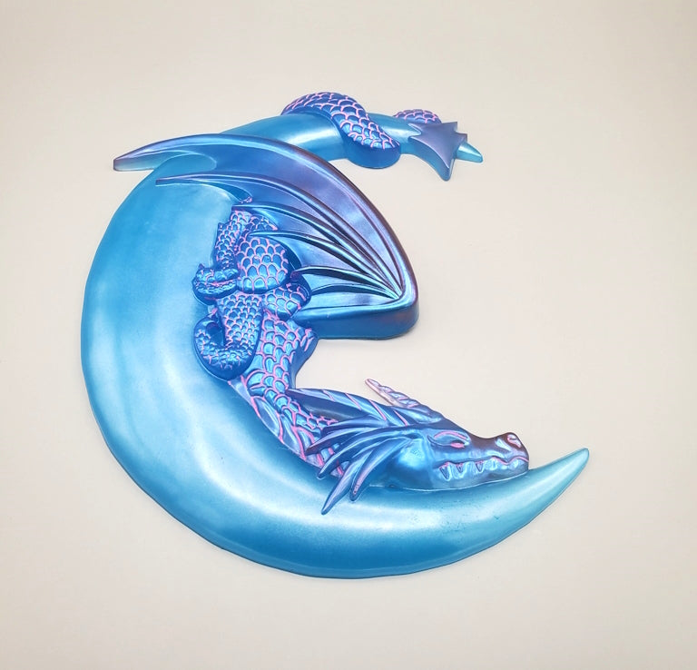 Dragon on Moon Decor